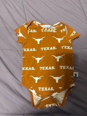 Sara Lynn Togs Texas Longhorns Baby Bodysuit 12M Orange NCAA Football